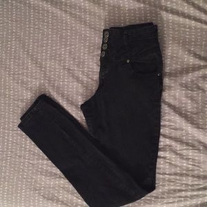 Black High waist skinny jeans